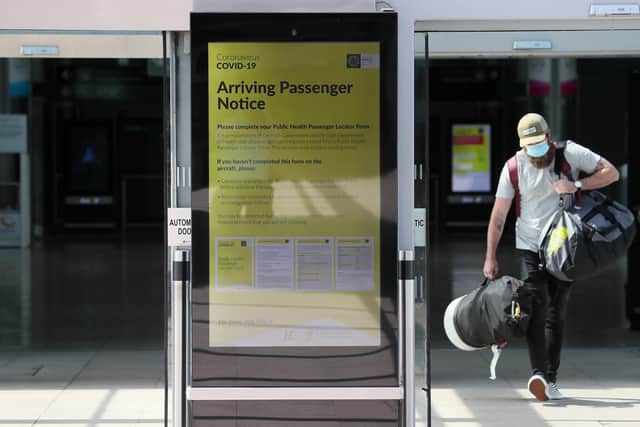 There are concerns that US tourists arriving in Dublin could travel into Northern Ireland without self-isolating for 14 days first.