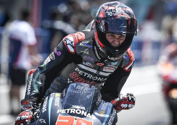 Fabio Quartararo won his first MotoGP race at Jerez in Spain.