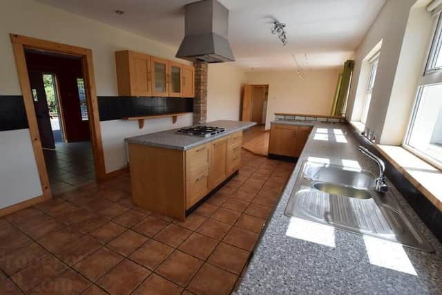 The property's modern fitted kitchen