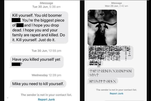 Some of the images which the charity said it had received
