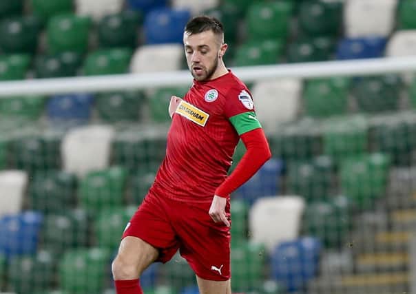 Cliftonville's Conor McMenamin. Pic by Pacemaker.