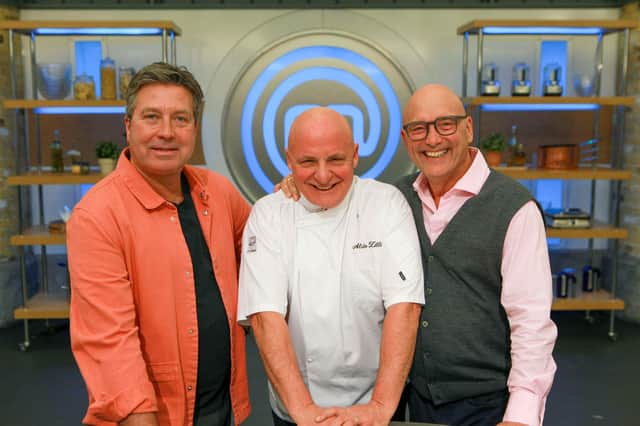 John Torode, Aldo Zilli and Gregg Wallace get ready for more cooking challenges