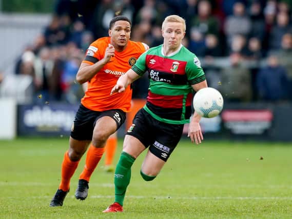 Conor Pepper is set to leave Glentoran