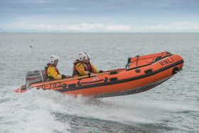Larne RNLI volunteers responded to the call-out. RNLI/Steven Lee
