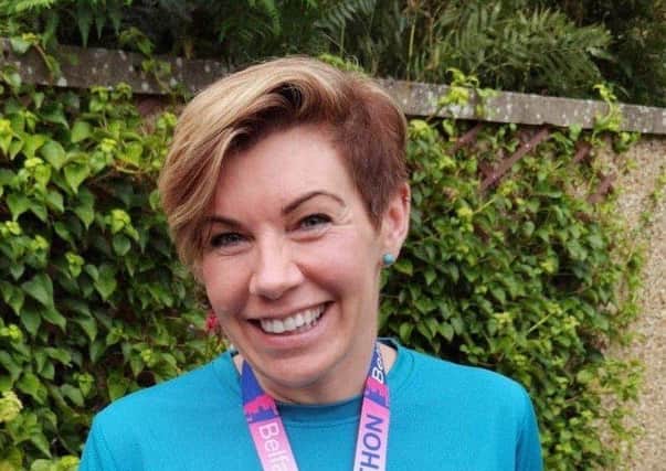 Clodagh Dunlop, from Magherafelt, defied and grim prognosis and raised a very welcome £355 when she took part in the Deep RiverRock Belfast Virtual Marathon to help support official marathon charity Cancer Focus NI