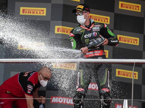 Jonathan Rea won the Superpole race at Jerez in Spain on Sunday.