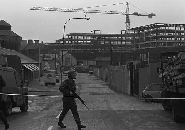 The 1988 bombing of the building site in Belfast city centre where CastleCourt shopping centre was being constructed