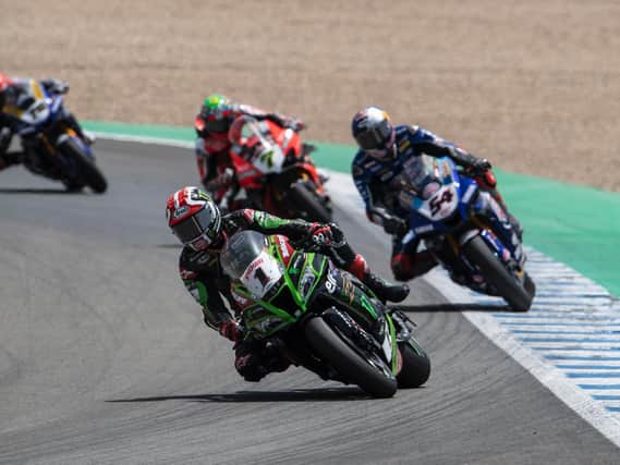 Jonathan Rea is third in the World Superbike Championship after the first two rounds, 24 points behind Scott Redding.