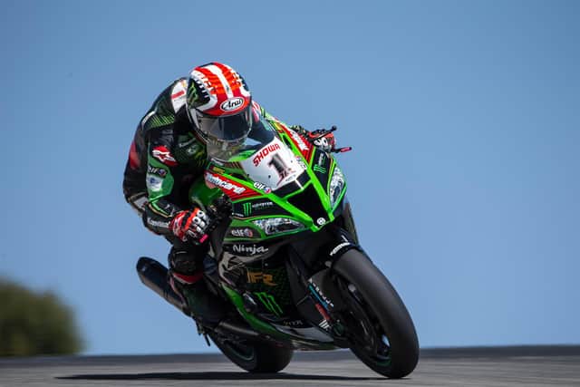 World Superbike champion Jonathan Rea was third fastest on Friday in free practice at Portimao in Portugal.