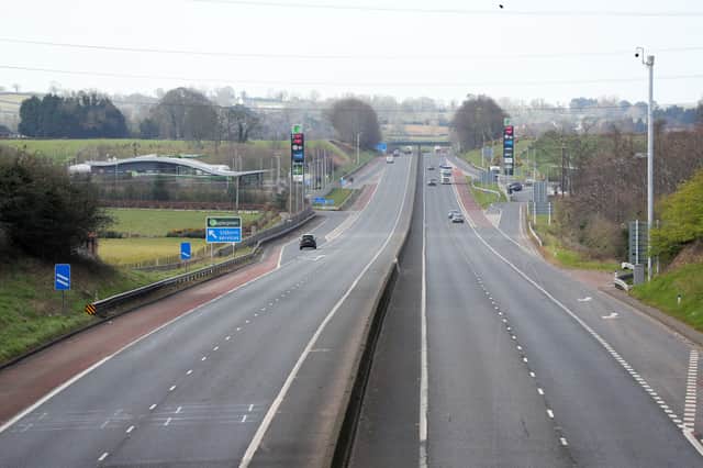 Bus lane extensions are to open on the M1