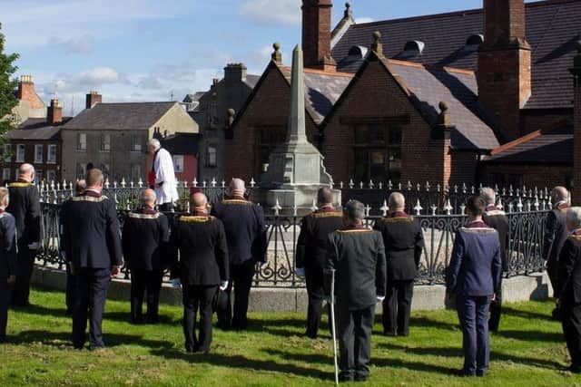 The Apprentice Boys service of thanksgiving at St Columb's Cathedral on Saturday.