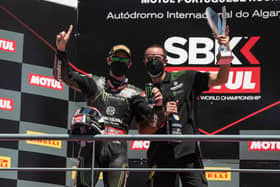 Jonathan Rea won all three races at Portimao in Portugal to take the lead of the World Superbike Championship.