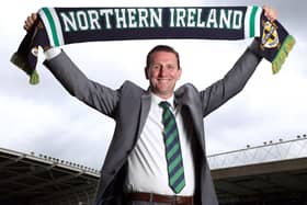 Northern Ireland manager Ian Baraclough. Pic by Pacemaker.