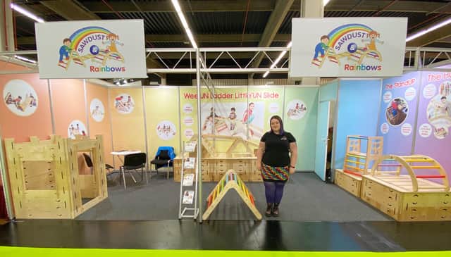 Rosie at the world's larget toy fair Spielwarenmesse in Germany 2020