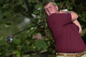 File photo dated 20-07-2001 of America's John Daly tees off on 2nd hole during the second day of the 130th Open Championship at Royal Lytham & St Annes golf course.