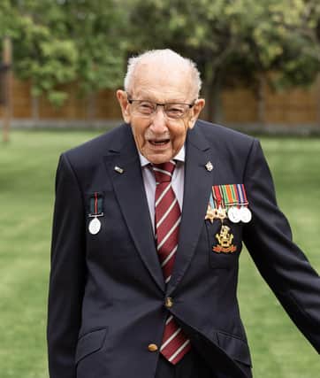 Captain Sir Tom Moore speaks about his life as he celebrates 100 years