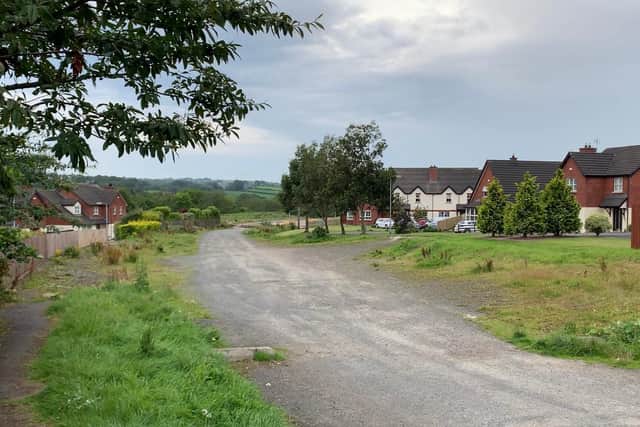 The Larne West link road which is undeveloped.