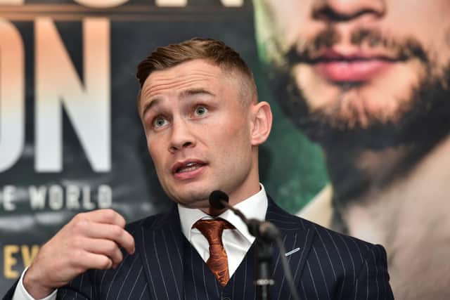 Carl Frampton has had a successful return to the ring. 
Photo Colm Lenaghan/Pacemaker Press