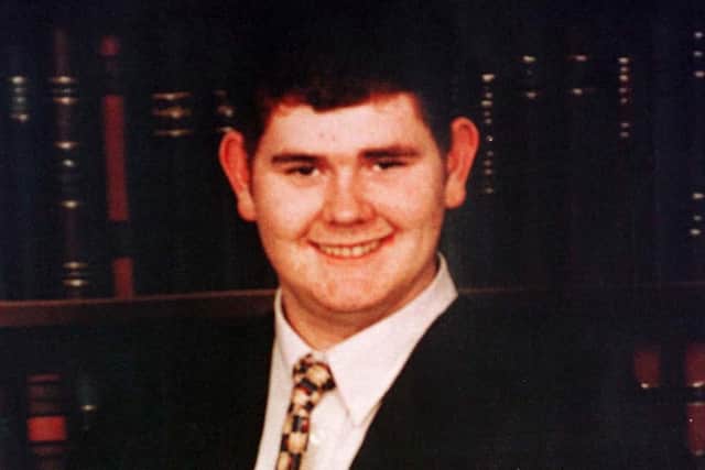 Omagh bomb victim Aidan Gallagher. Photo: Pacemaker Belfast