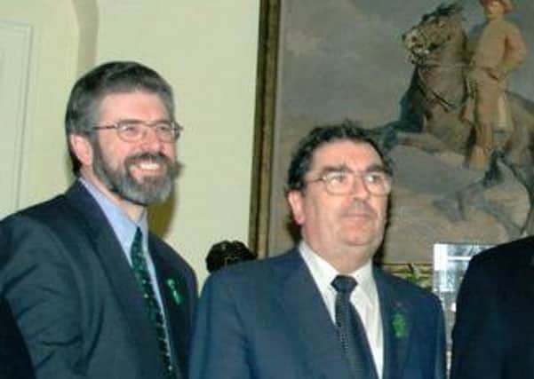 Gerry Adams and John Hume. Their dialogue from the late 1980s attracted both praise and fierce criticism, and there is ongoing dispute as to its impact. The Sunday Independent was highly critical of the talks at the time but after Mr Hume's death it carried voices for and against the Hume-Adams process
