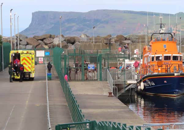 16/08/20 McAuley Multimedia.. Two divers have been rescued after getting into difficulties near Rathlin Island on Sunday afternoon