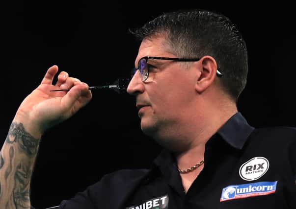 Gary Anderson. Pic by PA.