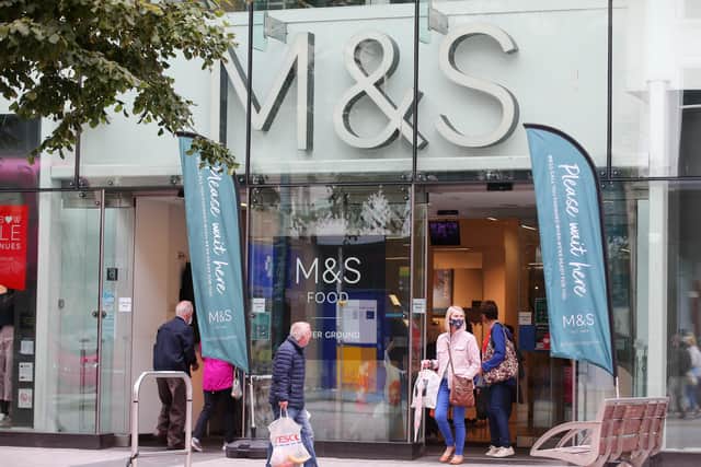Press Eye - Belfast - Northern Ireland - 18th August 2020
Around 7,000 jobs are being axed at retail giant Marks & Spencer as part of a further shake-up of its stores and management in the face of the coronavirus crisis