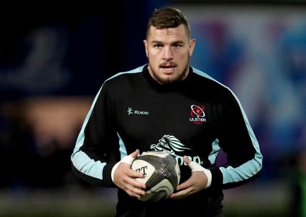 Ulster's Sean Reidy is set to be out for four to six weeks with a calf injury.