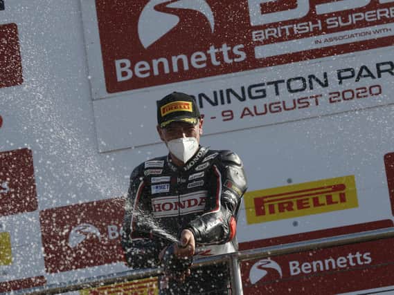Andrew Irwin won the first two races of the truncated 2020 British Superbike Championship at Donington Park.