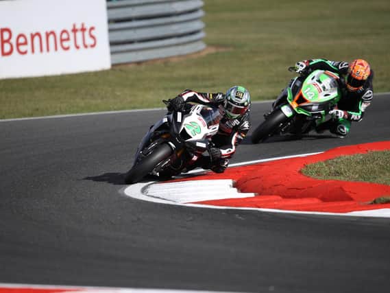 Glenn Irwin (Honda Racing) finished second in race two at Snetterton on Sunday.
