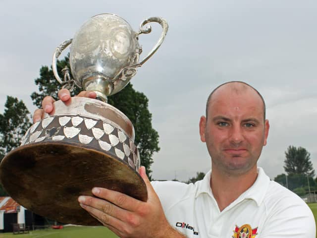 Brigade skipper Andy Britton played his part in the Waterside club reaching the Senior Cup last four.