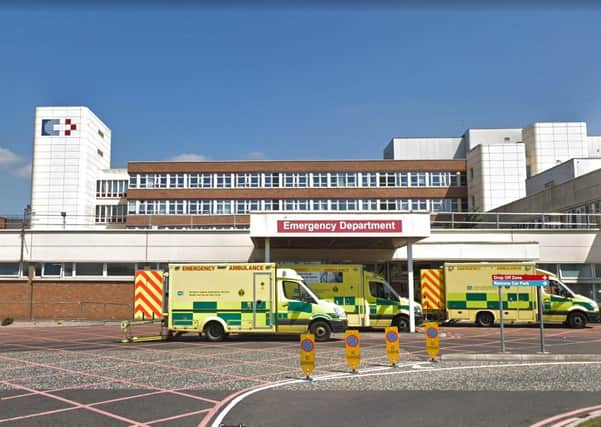 The Emergency Department at Craigavon Area Hospital where the Southern Trust says three staff members have tested positive for Coronavirus. Source: Google maps.