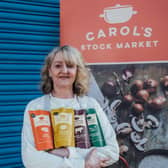 Carol Banahan of Carol’s Stock Market in Londonderry is expanding and developing novel products