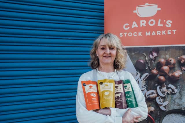 Carol Banahan of Carol’s Stock Market in Londonderry is expanding and developing novel products