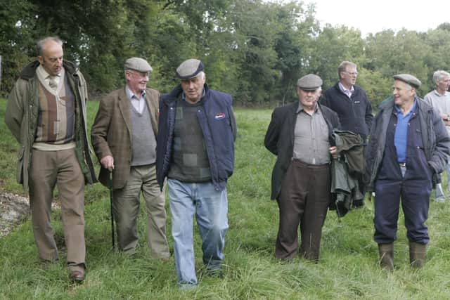 Enjoying the farm walk during the NBA weaning Management and Cattle Handling demonstration  and Farm walk hosted by Larne farmer James Nelson on Tuesday afternoon.Picture Kevin McAuley Photography Multimedia