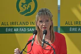 Martina Anderson later apologised for her remark that pensions would be going to agents of British collusion