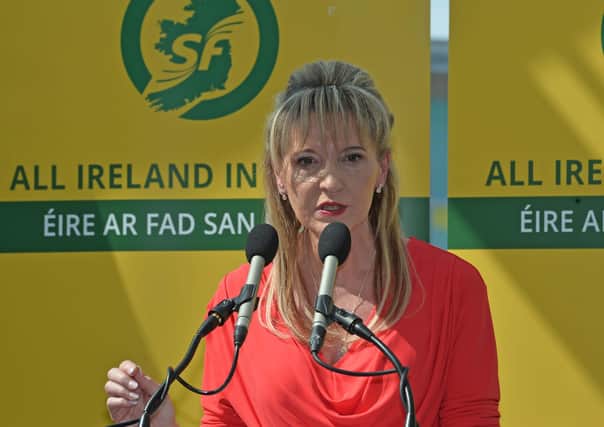 Martina Anderson later apologised for her remark that pensions would be going to agents of British collusion