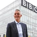 Tim Davie, new Director General of the BBC, arrives at BBC Scotland in Glasgow for his first day in the role. PA Photo.