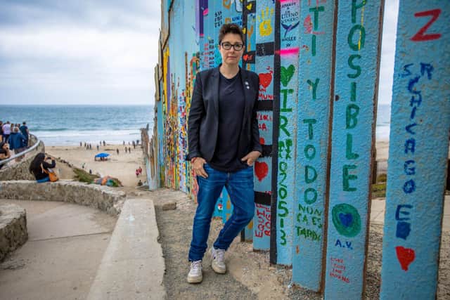 Sue Perkins pictured in Tijuana