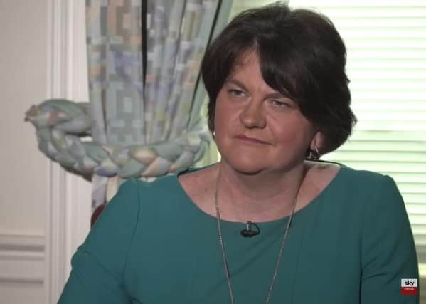In an interview with Sky News, Arlene Foster accepted that there now will be an Irish Sea border