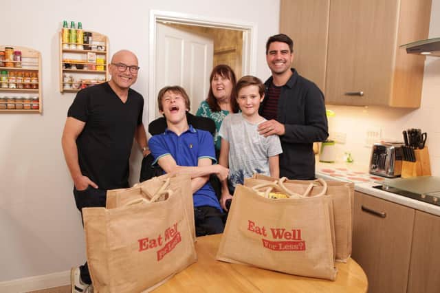 Gregg Wallace, Chris Bavin with The Macbeths