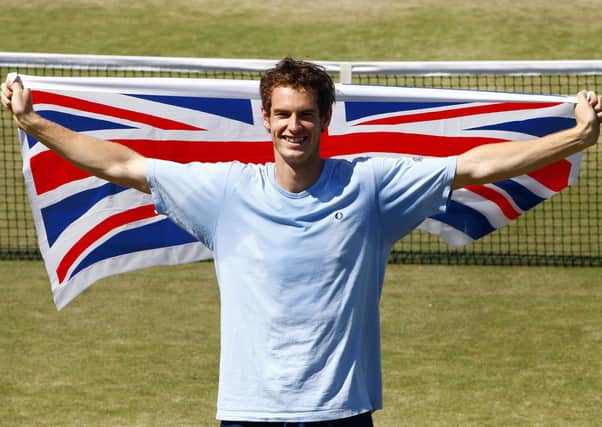 Andy Murray in 2008. Pic by PA.