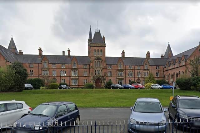 Like many other schools in NI, Methodist College Belfast was founded by a church, in its case in 1865. Today its Board of Governors are appointed by the Methodist Church, the Department of Education and elected as representatives of parents and academic staff. (Photo: Googlemaps)