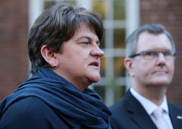 A DUP statement on Monday night contradicted what Arlene Foster had said but Sir Jeffrey Donaldson said that Mrs Foster had approved  that statement