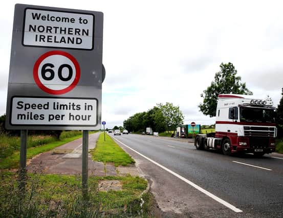 A speed limit sign at the border, advising traffic that it is travelling into Northern Ireland. With hindsight, two past changes at the border - when the Republic adopted the euro and when it went metric on speed limits - showed that significant legal change at the frontier was possible is done gradually