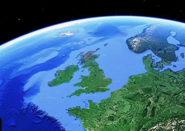 The British Isles (as pictured on Google Earth); much has been made of where any post-Brexit border will be drawn
