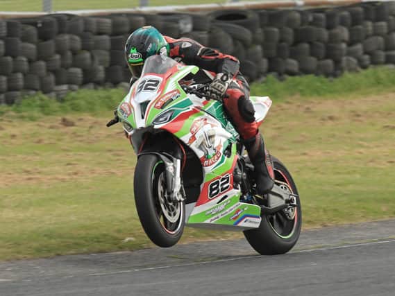 Derek Sheils was in top form at the King of Kirkistown races on his new Roadhouse Macau BMW.