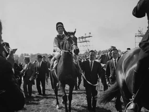 Nijinsky with his jockey Lester Piggott