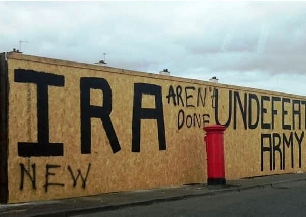 Pro-dissident graffiti in Londonderry