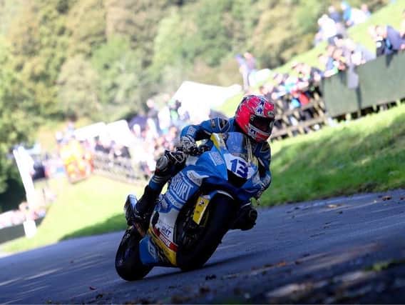 Lee Johnston won the Steve Henshaw Gold Cup for the first time at Oliver's Mount in 2019 on his Ashcourt Racing Yamaha R6.